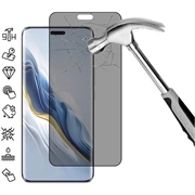 Honor Magic6 Pro Full Cover Ochranné Tvrzené Sklo Privacy - Černý Okraj