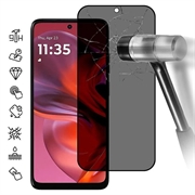 Ochranné Tvrzené Sklo Motorola Moto G05 Privacy Full Cover – Černý Okraj