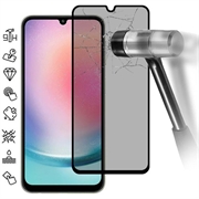 Ochranné Tvrzené Sklo Samsung Galaxy A25 Privacy Full Cover – Černý Okraj