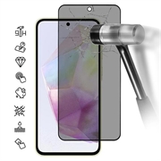 Samsung Galaxy A36/A56 Full Cover Ochranné Tvrzené Sklo Privacy - Černý Okraj