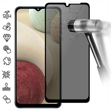 Samsung Galaxy S25 FE Full Cover Ochranné Tvrzené Sklo Privacy - Černý Okraj