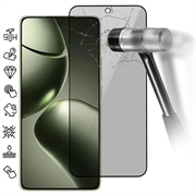 Xiaomi 14T/14T Pro Full Cover Ochranné Tvrzené Sklo Privacy - Černý Okraj