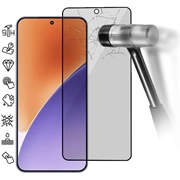 Xiaomi 15 Full Cover Ochranné Tvrzené Sklo Privacy - Černý Okraj