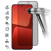 Xiaomi Redmi K70 Ultra Full Cover Ochranné Tvrzené Sklo Privacy - Černý Okraj