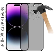 iPhone 16 Plus Full Cover Ochranné Tvrzené Sklo Privacy - Černý Okraj