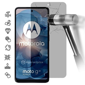 Motorola Moto G04/G24 Privacy Tempered Glass Screen Protector