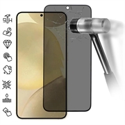 Samsung Galaxy S25 Privacy Tempered Glass Screen Protector - Support Fingerprint Unlock - Black Edge