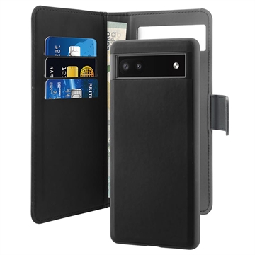 Puro 2-in-1 Magnetic Google Pixel 6a peněženka-černá