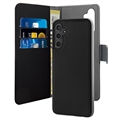 Puro 2-in-1 magnetický Samsung Galaxy A14 peněženka - Černá
