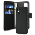 Puro 2-in-1 Magnetic iPhone 12/12 Pro Wallet Case-černá