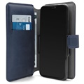 Puro 360 Rotary Universal Smartphone Peněženka - xxl - modrá