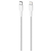Puro Fabric Ultra-Strong USB-C / Lightning kabel - 1,2 m, 20 W
