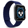 PURO ICON Link Apple Watch Series 7/SE/6/5/4/3/2/1 popruh - 45 mm/44 mm/42 mm - modrá