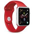 PURO ICON Apple Watch Series Ultra 2/Ultra/9/8/SE (2022)/7/SE/6/5/4/3/2/1 Silikonové pásmo - 45 mm/44 mm/42 mm - červená