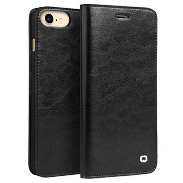 iPhone 7/8/SE (2020)/SE (2022) Qialino Classic Wallet Leather Case - černá