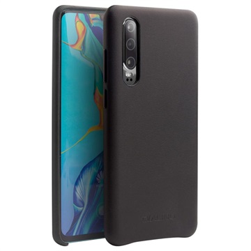 Qialino Premium Huawei P30 Leather Case - černá