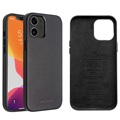 Qialino Premium iPhone 12/12 Pro Leather Case - černá
