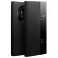 Qialino Smart View Huawei Mate 40 Pro Flip Leather Case (Otevřená krabice - Vynikající) - černá