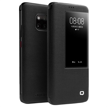 Qialino Smart View Huawei Mate 20 Pro Leather Case - černá