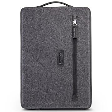 Qialino Water Resistant Nano-Textile Laptop Sleeve with Handle Strap - 15" - Grey
