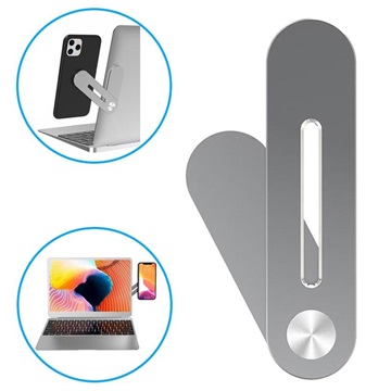 Universal Magnetic Phone Holder pro držák notebooku - Stříbrný
