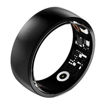 R09M Health Monitoring Smart Ring - Size: 17.8mm - Black