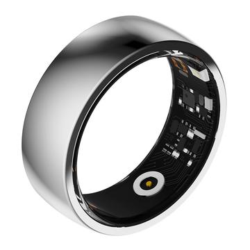 R09M Health Monitoring Smart Ring - Size: 21.8mm - Silver