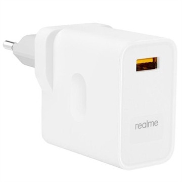 Realme SuperDart USB nástěnná nabíječka -  30W - bílá