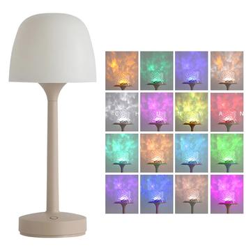 Rechargeable RGB Ocean Wave Projector Lamp with Remote Control