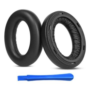 Replacement Earpads for Sennheiser Momentum 4 - with Installation Tool - Black