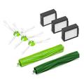 Replacement Parts Kit for iRobot Roomba i3/i4/i6/i7/E5/E6/E7 - Main Brush, Side Brushes & Filters - 8 Pcs.