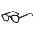 Retro Blue Light Blocking Eyeglasses - Black