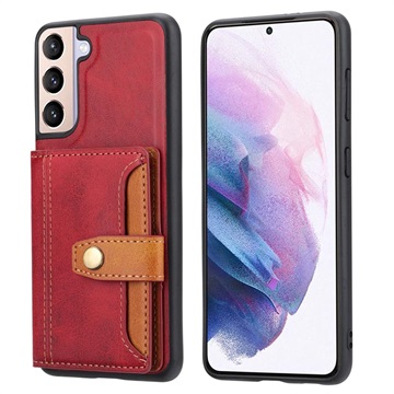 Retro styl Samsung Galaxy S22 5G pouzdro s peněženkami