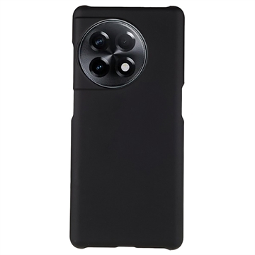 OnePlus 11R/Ace 2 Pogumované Plastové Pouzdro - Černé