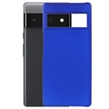 Google Pixel 6 Pro pogumovaný plastový pouzdro - modrá