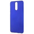 Huawei Mate 10 Lite Rubberized Plastic Cover - tmavě modrá