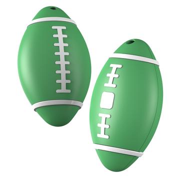 Rugby Shape Smart GPS Tracker - Apple Find My Compatible - Green