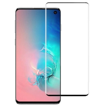 Ochranné tvrzené sklo pro Samsung Galaxy S10 Rurihai Full Cover - Černá Hrana