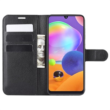 Samsung Galaxy A31 Case With s funkcí stojanu - černá