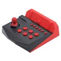 SM319 Pro Nintendo Switch / Switch Lite Ovládací stanice s arkádovým joystickem a funkcí Turbo - černá+červená