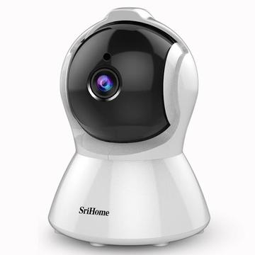 SriHome SH025 AI WiFi Security Camera with Two-Way Audio & Night Vision