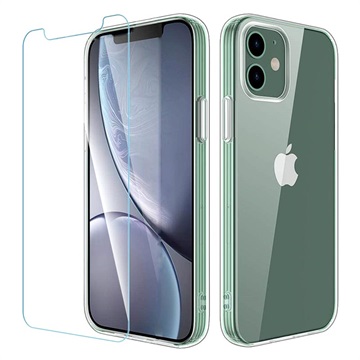 SAII 2-in-1 iPhone 12 Mini TPU Case & Tempered Glass Screen Protector