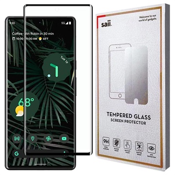 SAII 3D Premium Google Pixel 6 Pro Tempered Glass Screen Protector - 2 ks.