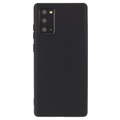 Saii Premium Samsung Galaxy Note20 Liquid Silicone Case - černá