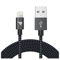 SAII RAMPOW BAIDED Lightning Cable - iPhone, iPad, iPod - 2M - šedá