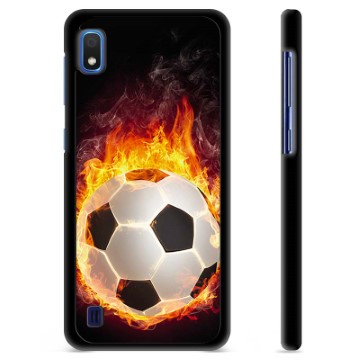 Ochranný kryt Samsung Galaxie A10 - Fotbalový plamen