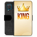 Prémiové peněženkové pouzdro Samsung Galaxie A12 - Král
