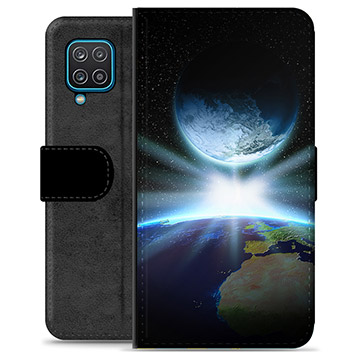 Prémiové peněženkové pouzdro Samsung Galaxie A12 - Vesmír