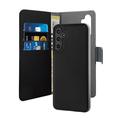 Puro 2-in-1 magnetický Samsung Galaxy A15 peněženka - Černá