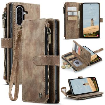 Samsung Galaxy A17 Caseme C30 Multifunctional Wallet Case - Brown